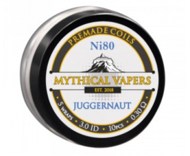 Mythical Vapers - Juggernaut Coils Ni80 0.3 Ohm