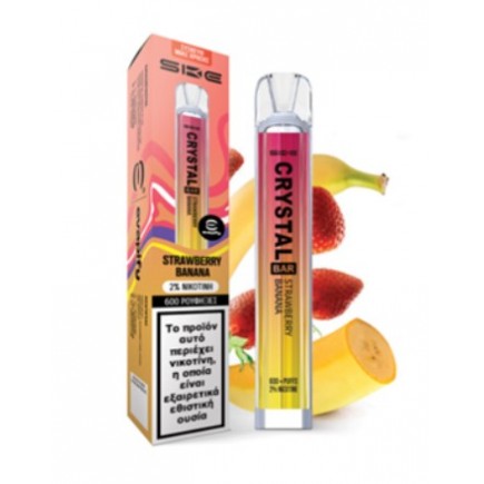 SKE Crystal Bar - Strawberry Banana 2ml 20mg