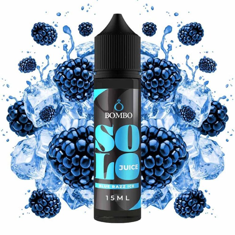 Bombo - Solo Juice Blue Razz Ice SnV 15/60ml