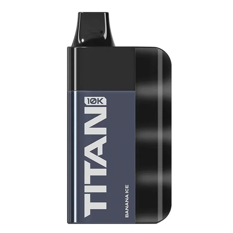 TITAN - Banana Ice 8x2ml 20mgΖήστε την κρεμώδη γλυκύτητα των ώριμων μπανανών τέλεια ισορροπημένη με μια δροσιστική παγωμένη εκπνοή. Το Banana Ice Titan 10k Disposable Vape Pod προσφέρει ένα λαχταριστό μείγμα γεύσης τροπικής μπανάνας με δροσερό, αναζωογονητικό φινίρισμα, παρέχοντας ένα απαλό και ικανοποιητικό άτμισμα