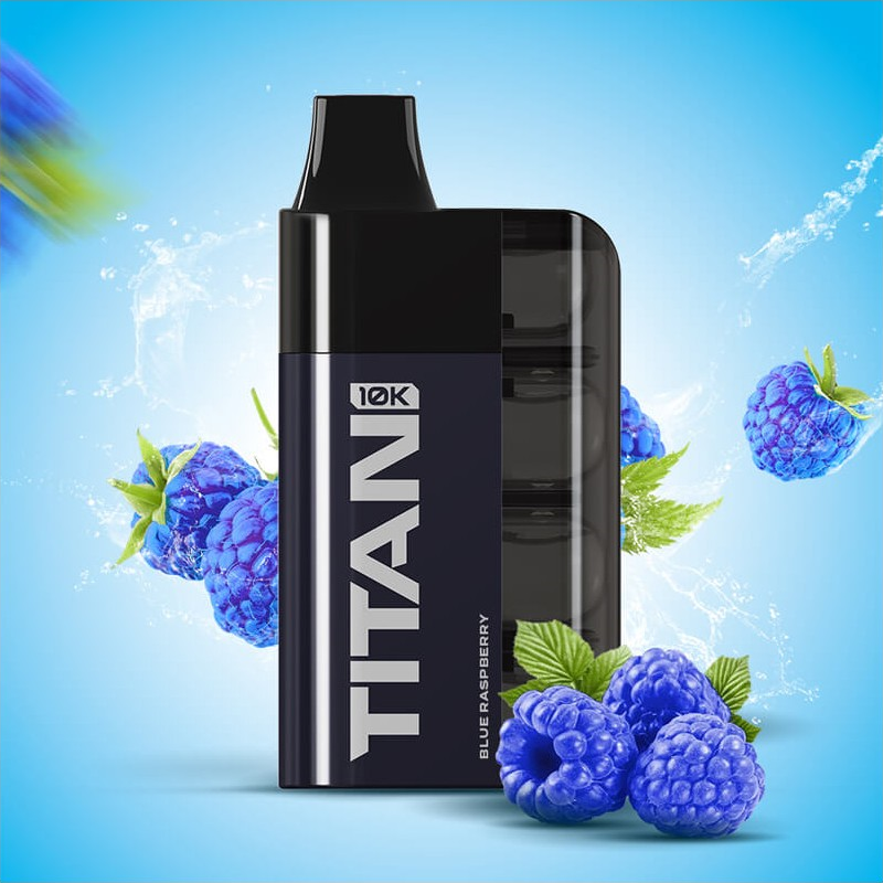 TITAN - Blue Raspberry 8x2ml 20mg Αυτή η γεύση αιχμαλωτίζει την ουσία των ώριμων μπλε σμέουρων, παρέχοντας μια τέλεια ισορροπία φρουτώδους γλυκύτητας και αναζωογονητικές όξινες νότες.