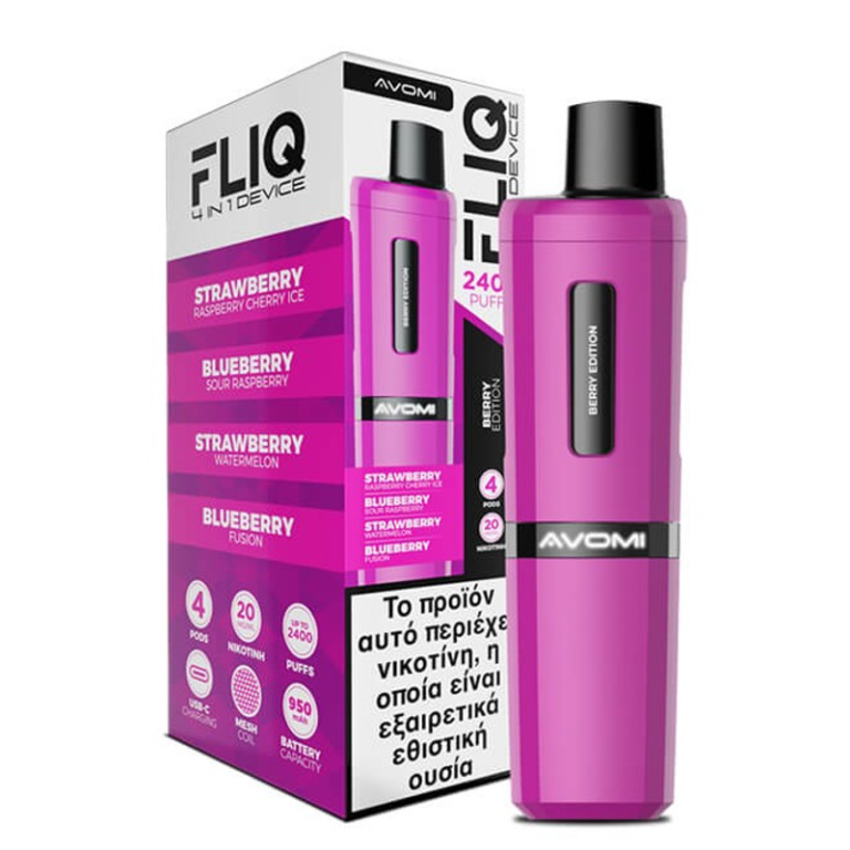 AVOMI FLIQ - Berry Edition 4x2ml 950mah 20mg