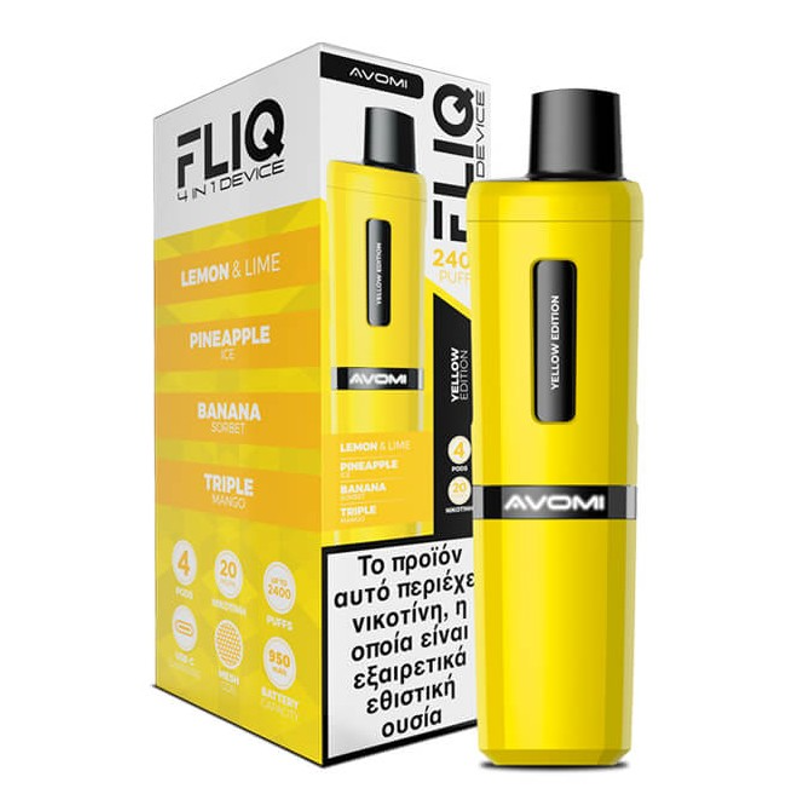 AVOMI FLIQ - Yellow Edition 4x2ml 950mah 20mg