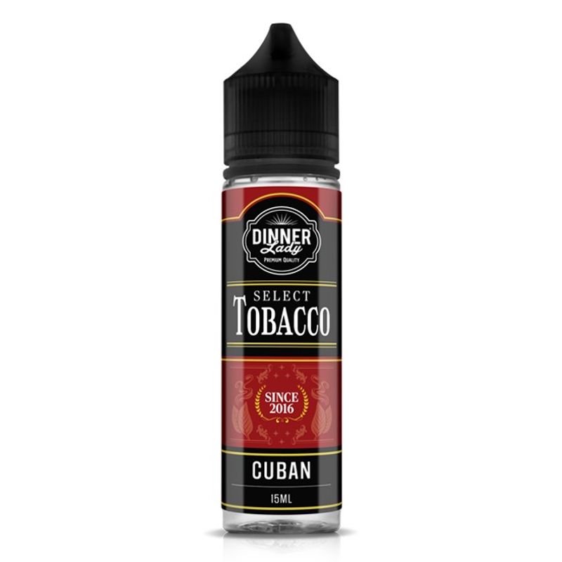 Dinner Lady - Select Tobacco Cuban SnV 15/60ml