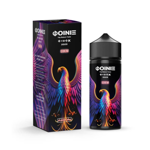 Mad Juice - Phoenix Edem SnV 30/120ml Αρχαία συνταγή που φυλάχτηκε για την αναγέννηση του ΦΟΙΝΙΚΑ! Ο παράδεισος είναι εδώ! Dragon Fruit & μάνγκο, κάνουν τον απόλυτο γευστικό συνδυασμό με φράουλα, ανανά και τριπλό πεπόνι, δημιουργώντας ένα νέο φρούτο που θα ευχόσασταν να βρίσκατε στο μανάβικο της γειτονιάς σας! Όλο αυτό, μια απαλή κρέμα παγωτού το αναβαθμίζει σε επίπεδο ονειρικό!