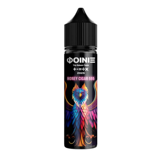 Mad Juice - Phoenix Honey Cigar 555 15/60ml Νόστιμο πούρο με υπόνοια σοκολάτας και έμφαση στο μέλι. Συνταγή μόνο για εκλεκτούς που βγήκε από το σεντούκι. Μία δοκιμή θα σας πείσει!