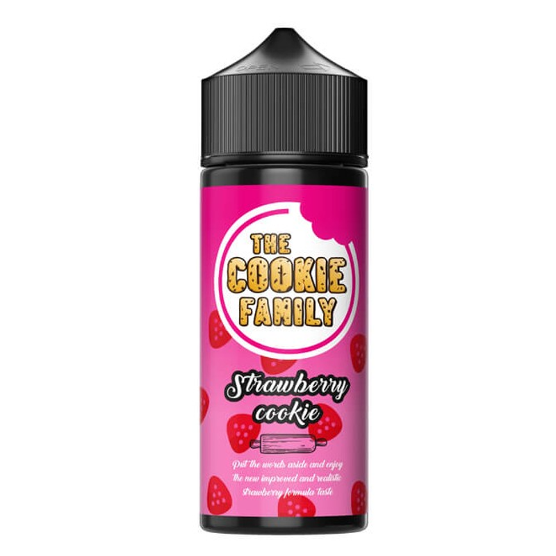 Mad Juice - The Cookie Family Strawberry Cookie SnV 30/120ml Μια νέα συνταγή που ζητήθηκε από εσάς και σας ευχαριστούμε διότι είναι χαρά μας, η ευχαρίστησή σας! Η γεύση υπερτερεί του, πολλά υποσχόμενου, ονόματος!  