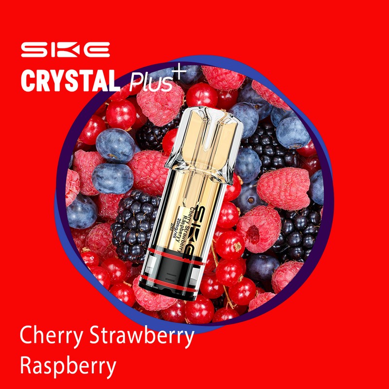 SKE Crystal Plus Pod Cherry Strawberry Raspberry 20mg 2ml